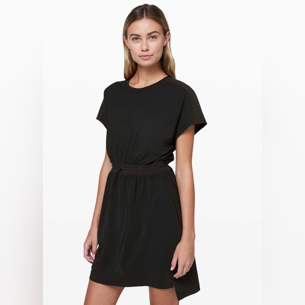 Lululemon Throw It On Dress in Black